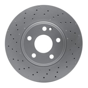Mercedes-Benz GLA200 Brake Rotor (1) - Front - R1 Concepts - GeoSPEC Coated, Drilled - `12-`17